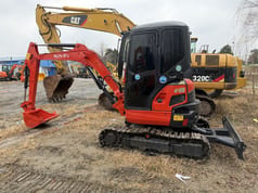 2023 Kubota U35 mini excavator, side view