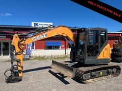 2022 CASE CX85D SR mini excavator, side profile view 2022 CASE CX85D SR mini excavator, side profile view