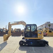 2023 Caterpillar 308.5E2 mini excavator side view