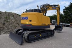 XCMG XE155ECR crawler excavator, rear three-quarter view