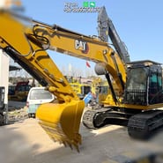 2022 Caterpillar 320GX crawler excavator, front three-quarter view