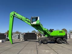 2019 Sennebogen 835E material handler, side profile view 2019 Sennebogen 835E material handler, side profile view