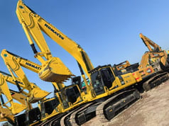 2024 Komatsu PC400-8 crawler excavator, side view