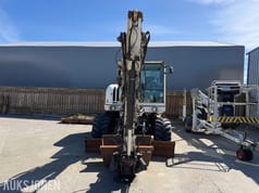 2009 Terex TW85 wheeled excavator, front view