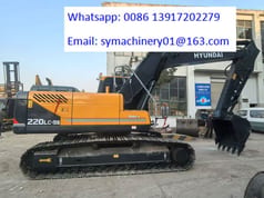 2024 Hyundai R220LC-9S crawler excavator side view 2024 Hyundai R220LC-9S crawler excavator side view