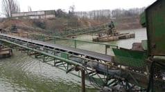 1981 ROHR AUSLEGERSCHWIMMBAGGER VOLLAUTOMATISCH amphibious excavator side view
