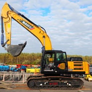 2026 Sany SY245H crawler excavator side view 2026 Sany SY245H crawler excavator side view