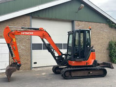 2011 Hitachi ZX52U-3 CLR mini excavator, side profile view 2011 Hitachi ZX52U-3 CLR mini excavator, side profile view