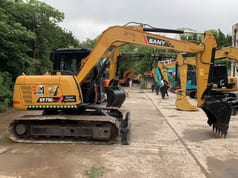 2021 Sany SY75C Pro mini excavator, side view