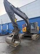 2019 Volvo ECR235E crawler excavator, front three-quarter view