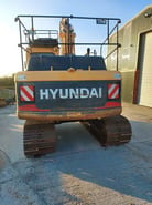 2020 Hyundai R140LC-9A crawler excavator rear view
