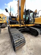 2024 Caterpillar 329D crawler excavator, front three-quarter view