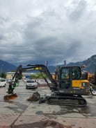 2021 Volvo EC60E mini excavator side view