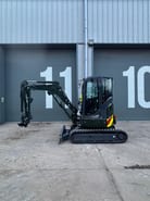 2024 Kobelco SK28SR-7 mini excavator, side view