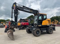 2023 Hyundai HW170ACR wheel excavator, side profile view