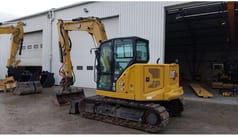 2022 Caterpillar 308 CR crawler excavator, side view