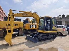 2018 Komatsu PC60-7 mini excavator, front-side view 2018 Komatsu PC60-7 mini excavator, front-side view