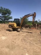 2020 Caterpillar 305.5 mini excavator, side view 2020 Caterpillar 305.5 mini excavator, side view