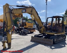 2019 Caterpillar 308C crawler excavator, side view 2019 Caterpillar 308C crawler excavator, side view