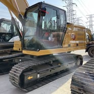 2023 Caterpillar 320GC crawler excavator, side view
