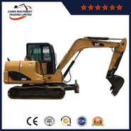2016 Caterpillar 306D mini excavator side view