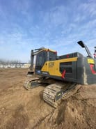 2023 Volvo EC210D crawler excavator, rear three-quarter view
