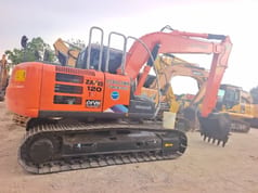 2024 Hitachi Zaxis 120 crawler excavator, side view 2024 Hitachi Zaxis 120 crawler excavator, side view