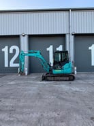 2021 Kobelco SK45SRX-6E mini excavator side view