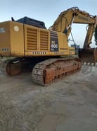 2019 Komatsu PC600LC crawler excavator, rear three-quarter view