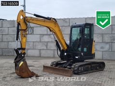 2020 Sany SY50U mini excavator, side view