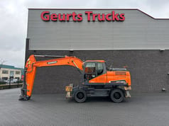 2021 Doosan DX190W-5 wheel excavator, side view