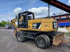 Caterpillar M316D wheel excavator, side view