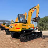 2026 Sany SY335H crawler excavator, rear three-quarter view 2026 Sany SY335H crawler excavator, rear three-quarter view