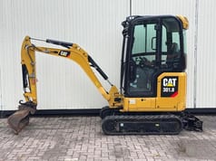 2019 Caterpillar 301.8 NEXTGEN mini excavator, side view