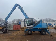 2011 Fuchs MHL335 material handler, side view 2011 Fuchs MHL335 material handler, side view