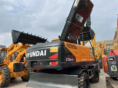 2023 Hyundai 210W-9 wheel excavator rear view
