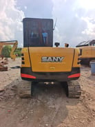 2024 Sany mini excavator, rear view