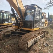 2020 Caterpillar 336D crawler excavator, front three-quarter view 2020 Caterpillar 336D crawler excavator, front three-quarter view