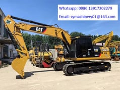 2025 Caterpillar 320D2 crawler excavator, side profile view 2025 Caterpillar 320D2 crawler excavator, side profile view