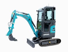 2025 Schmidt AR200 mini excavator, side view 2025 Schmidt AR200 mini excavator, side view