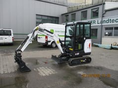 2023 Bobcat E19 V mini excavator, side view 2023 Bobcat E19 V mini excavator, side view