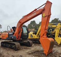 2025 Hitachi ZX120 crawler excavator, side view