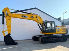 2025 JCB JS345LC HD crawler excavator side view