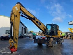 2012 Caterpillar M318D MH material handler, side view 2012 Caterpillar M318D MH material handler, side view