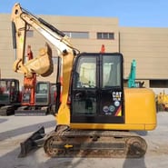 2024 Caterpillar 305.5E2 mini excavator side view 2024 Caterpillar 305.5E2 mini excavator side view
