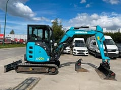 2021 Airman AX33U-7 mini excavator, side view