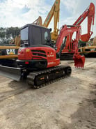 2020 Kubota KX165-5 mini excavator, rear three-quarter view 2020 Kubota KX165-5 mini excavator, rear three-quarter view