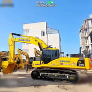 2022 Komatsu PC350-7 crawler excavator, side view