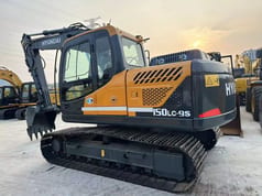 2022 Hyundai R150LC-9S excavator, side view 2022 Hyundai R150LC-9S excavator, side view