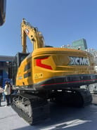 2023 XCMG XE205GA crawler excavator, rear three-quarter view